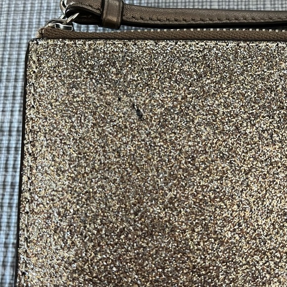 COACH gold wristlet - Picture 3 of 12